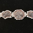 Staurolite Sterling Handmade Bracelet JS28
