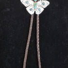 Turqoise Sterling Butterfly Bolo Tie JS48