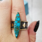Lone mtn. Turquoise ring