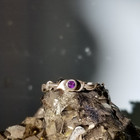 Amethyst stackable ring