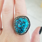 Kingman Turquoise S/S ring